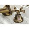Kingston Brass KS4463NX Widespread Bathroom Faucet with Brass Pop-Up, Antique Brass KS4463NX - alternate 2